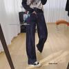 Женские джинсы с высокой талией, не выцветающие, стройнящие, с контрастной отстрочкой – Варианты узкого и широкого кроя для весны и осени.