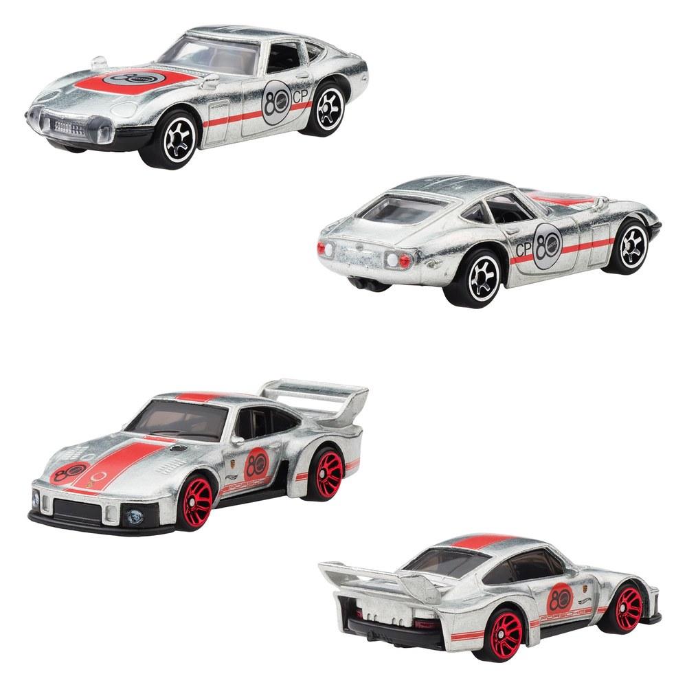 Hot Wheels Mattel 80th Anniversary 7-Pack Mini Cars Toy Set JHF01 for Ages 3 and Up Metal