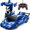 Hymaz RC Car Robot Toy Transformable Stunt Car Transforms Into a Robot Remote Control RC Car for Kids Toys Birthday Christmas Gift Children's
