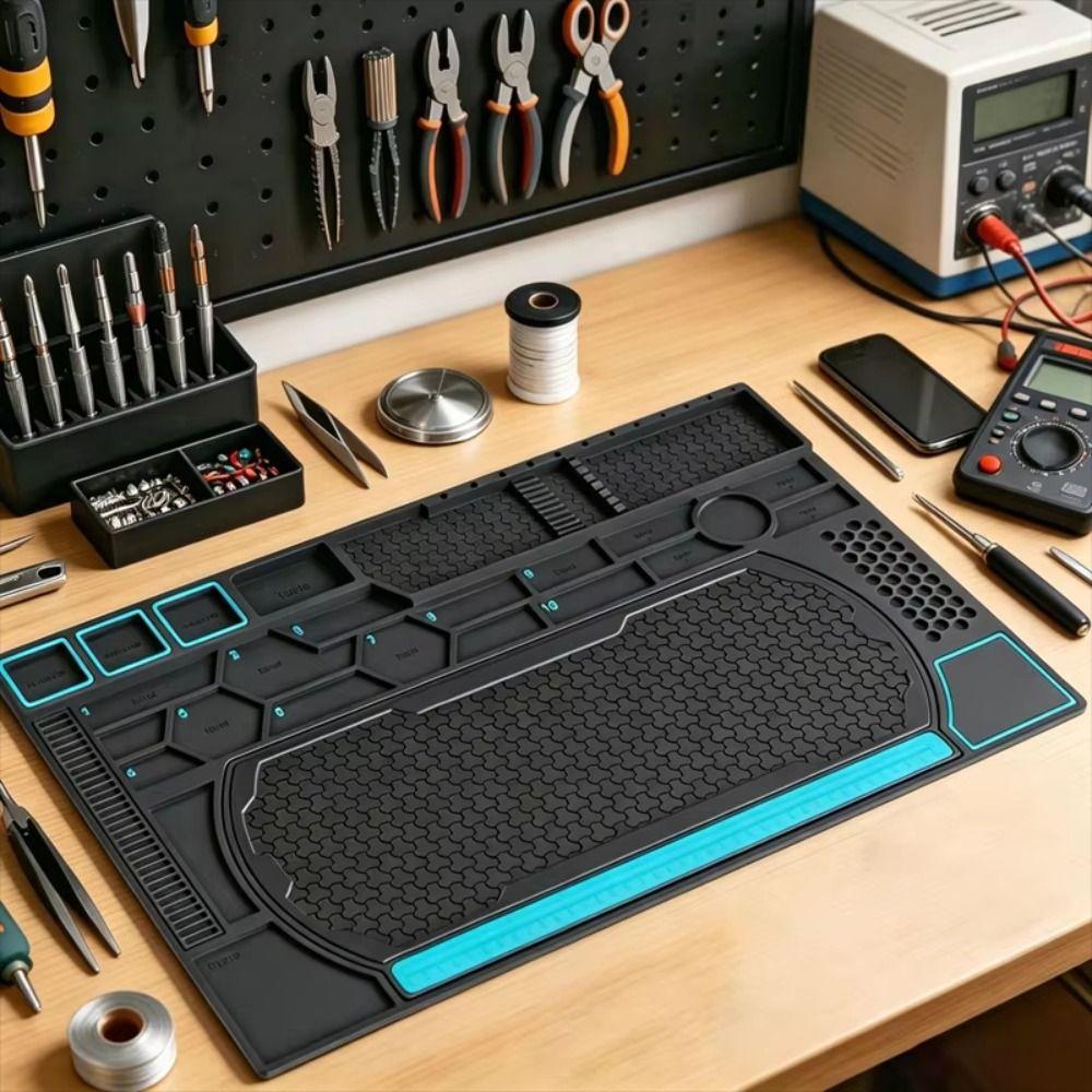 Anti-Slip Soldering Mat High Temperature Resistant Working Mat Smartphone Disassembly
