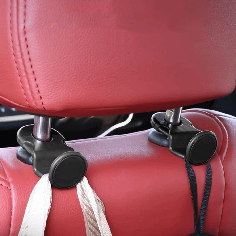 2Pcs Multi-functional Car Back Seat Hook ABS Car Headrest Hooks Vehicle Organization