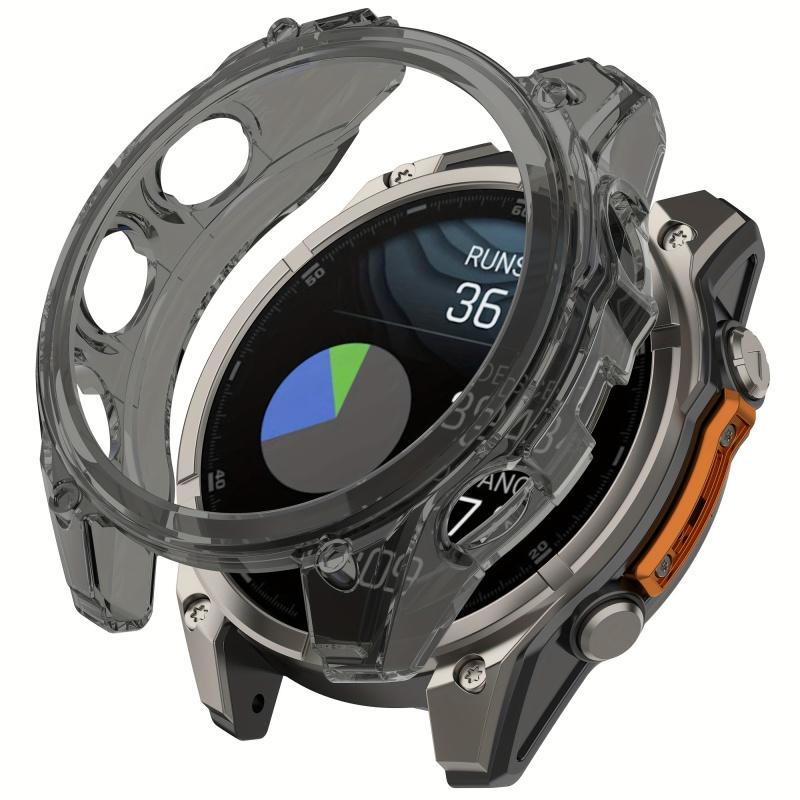 Защитный полупрозрачный чехол из ТПУ для Garmin Fenix 8 43/47/51 мм, устойчивый к царапинам, легкий, тонкий, противоударный, пылезащитный