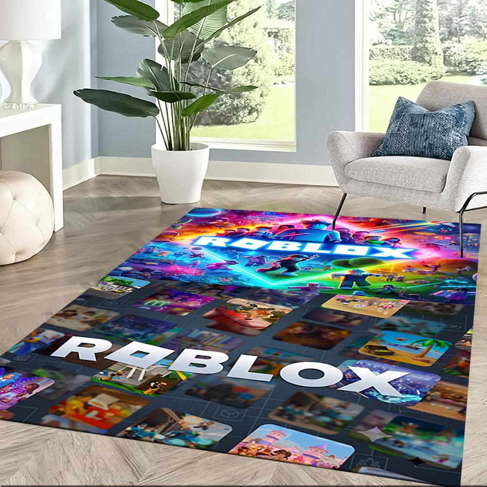 Roblox 185 Floor Rug Office Rug Suitable for Bedrooms Kitchen Dining Room Outdoor Antislip Carpet Office home decor