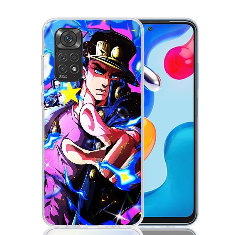 Чехол для телефона JoJo's Bizarre Adventure Kujo Jotaro для Xiaomi Redmi Note 15 14 13 12S 12 Pro Plus 11S 11E 11 11T 10S 10 Арт Мягкий Pa