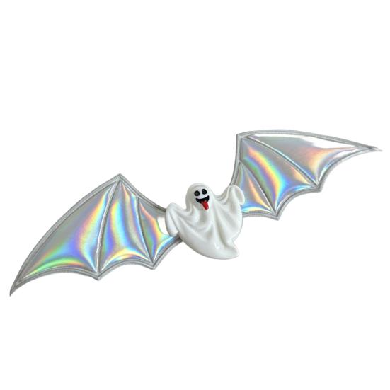 Хэллоуинская заколка для волос в темном стиле, крылья летучей мыши, дизайн тыквы и глазного яблока, пародийная заколка для волос, универсальный готический уличный аксессуар для волос для вечеринки