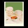 Zhenyu 750ml Round Corn Starch Disposable Food Container with Lid