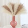 6 Pcs Faux Pampas Grass Small Fluffy Artificial Flowers Fake Flower for Home, Office,Bedroom, Table Decoration and Craft Items