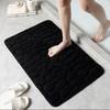 Non-slip Carpets Bathroom Mat Cobblestone Embossed Bathtub Side Floor Rug Shower Room Doormat Memory Foam Foot Mat