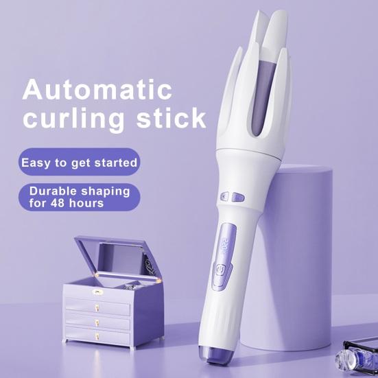 32MM Automatic Curling Iron 4 Temperature Adjustable Fast Heating Electric Rotary Hair Curler Ions Ceramic Curling Wand Women Hair