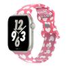 Цветочный ремешок с принтом для Apple Watch Ultra Band 49 мм 41 мм 40 мм 38 45 мм 44 мм 42 мм Силиконовый браслет для IWatch Серии 8 7 SE 6 5 4 3