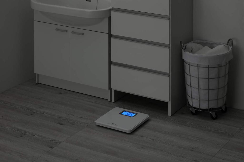 TANITA Вес включается, когда вы встаете на A4 Весы с подсветкой, Маленький, Белый, HD-662-WH, it, Прибл.. размер,