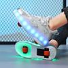 New Roller Skates with Lights Detachable Multi-functional Wheel Shoes Student Street Roller Skates Sports Shoes