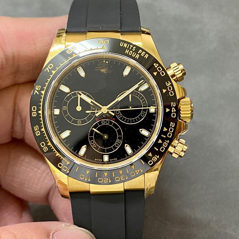 Мужские механические часы Laojia Lishi Daytona Gold Universe с хронографом, механизм 4130