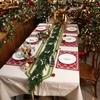PE Simulated Rattan Artificial Xmas Table Runner New Christmas Garland Wreath  Party Supplies