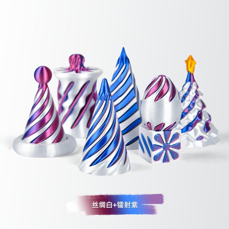 2/3/5/7pc Set 3D Printed Spiral Cone Prelearning 3D Printed Toy Spiral Pyramid Fidget Toy Stress Relief Christmas Gifts Ornament