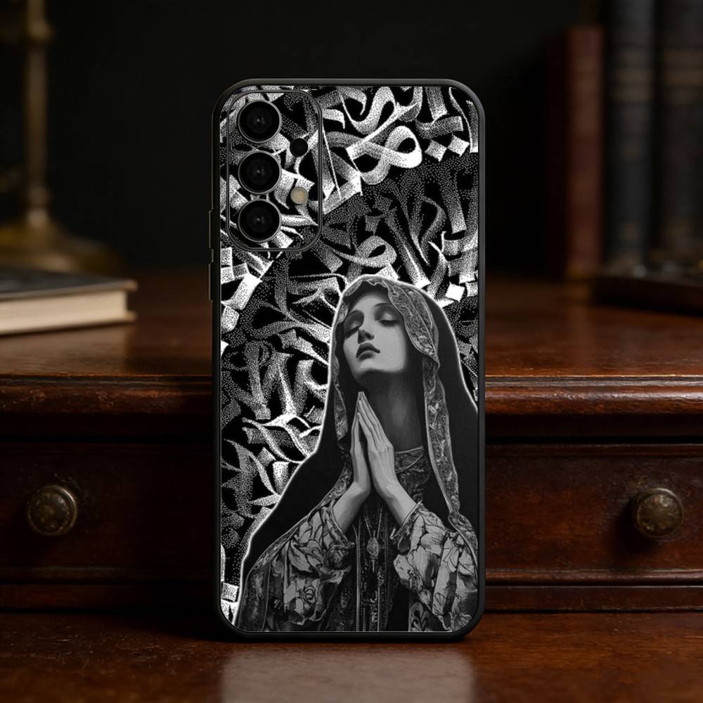 Чехол для телефона Pokras Lampas Art Graffiti для Samsung S25, S24, S21, S22, S23, S30, Ultra, S20, Plus, Fe, Lite Черный корпус