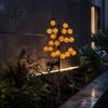 Outdoor Ambient Illumination Solar Pumpkin Stake Lights, LED Glowing Garden Light, Halloween Auto Sensing Lawn Lamps Yard Lantern, IP65 Waterproof