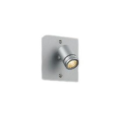 Koizumi Lighting Наружный светодиодный прожектор, Погодоустойчивый, Только внешняя проводка, Эквивалент 60 Вт, Высокая цветопередача, Серебристый, Теплый белый (AU54564)