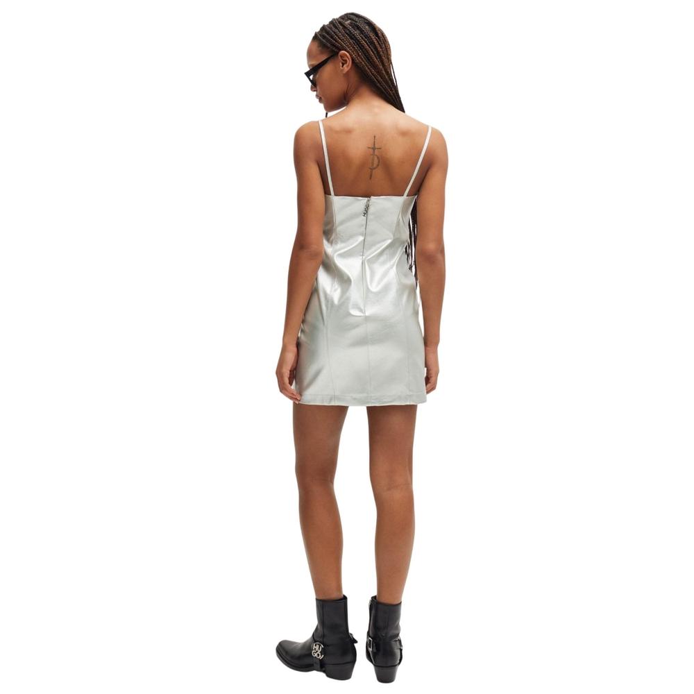 Hugo Женское/Дамское Мини-платье Kateresa-1 из Искусственной Кожи