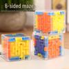 3D Mini Labyrinth Puzzle Cube Toy for Children - Rotating Ball Maze
