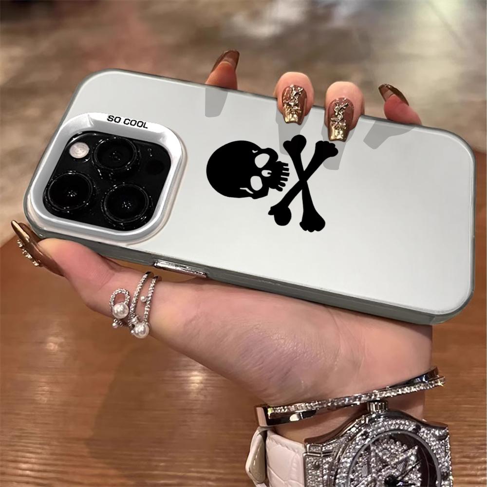 Крутой модный чехол для телефона с принтом для iPhone 17 Pro Max 17e 16e 15 17 Air 14 13 12 11 Pro Max 8 Plus X IMD Ударопрочный чехол