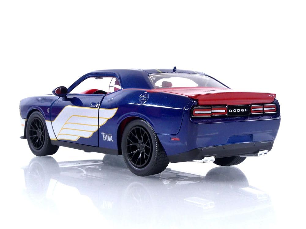 MARVEL ТОР 2015 DODGE CHALLENGER SRT HELLCAT Могучий Тор Литая модель автомобиля 1:24 и
