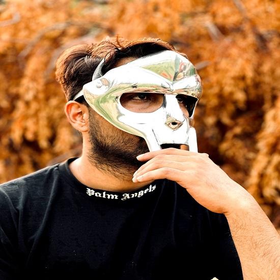 Маска MF Doom, зеркальная, без ржавчины, маска безумного злодея, алюминиевая маска для лица