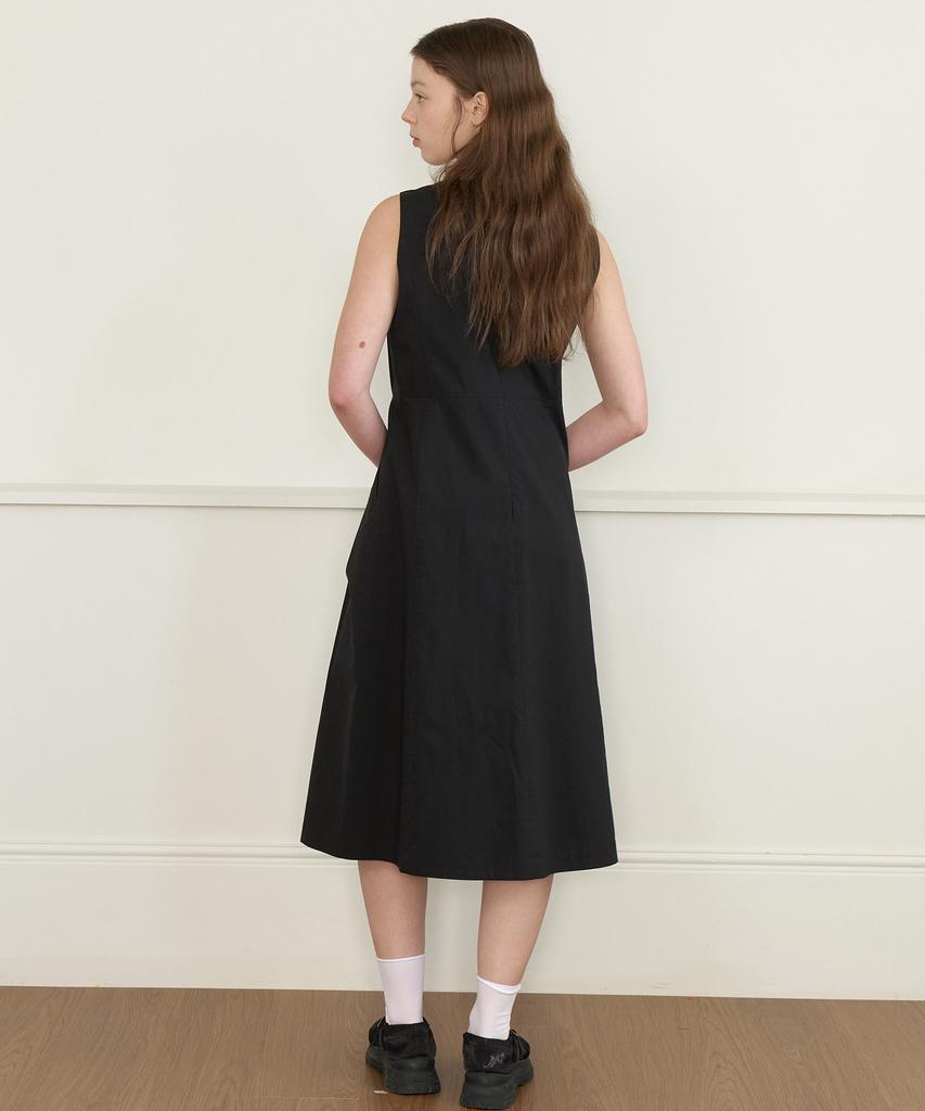Cluny Essential Modern Flare Dress - Black