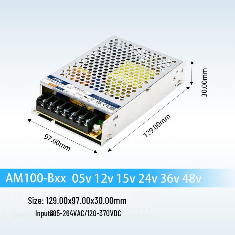 Импульсный блок питания Xuzhiyuan 100 Вт AM100-Bxx, Совместим с LM100-20B, Вход 12 В / 24 В