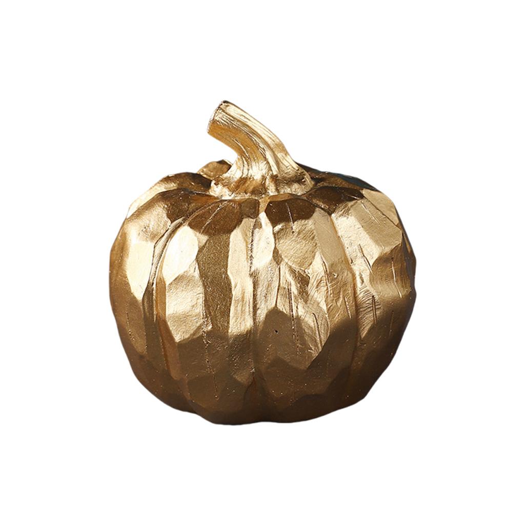 Pumpkin Autumn Decors Outdoor Gold Pumpkins Decorative Pumpkins Halloween Pumpkin Decors Artificial Pumpkins Fall Decors