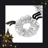 High Elastic Bat Wing Hairband Shiny Metallic Spider Hair Tie Halloween Scrunchies  Festival Gift