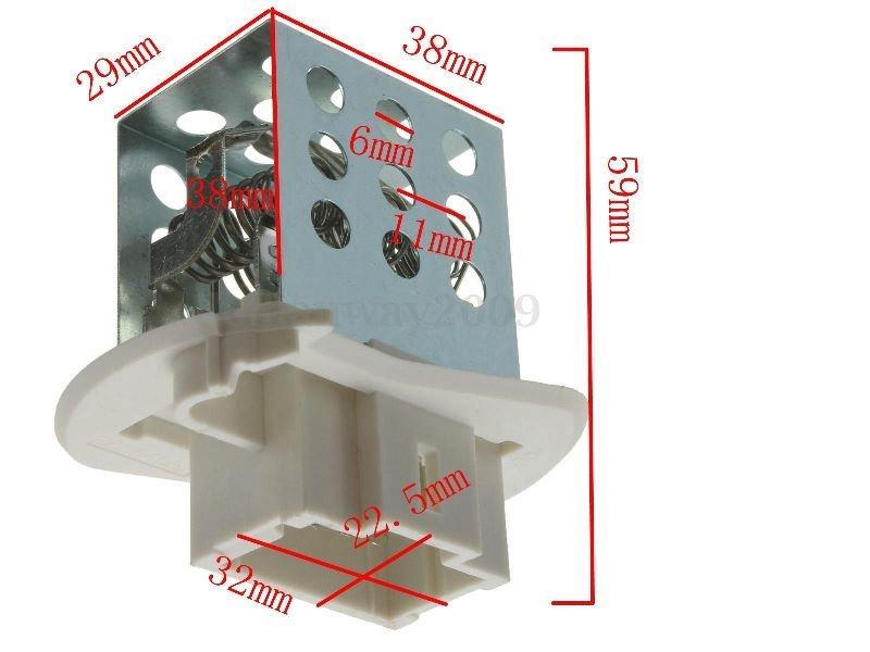 Blower Motor Resistor Renault Mascott Master Opel Movano Nissan Interstar 2004-2010 - 6041Kst-1