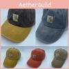 Vintage Cotton Baseball Cap With Embroidered Letters For Summer Sun Protection