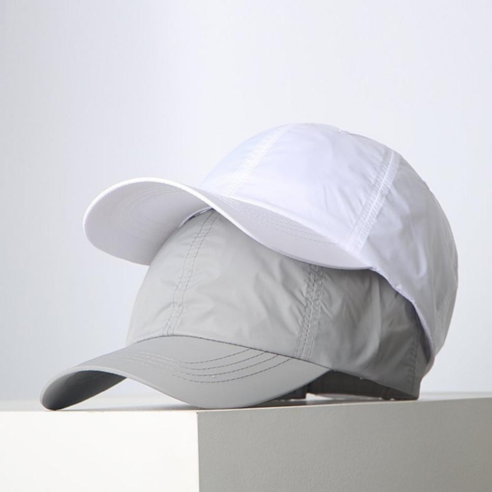 Breathable Baseball Caps Quick Dry Sports Running Caps Simple Visor Sun Hats  Women Men