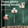 selfie stick 360° rotation holder with light remote control for selfie stick with bluetooth tripod for shooting from phone 7