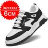 Comfortable Man Elevator Shoes Height Increasing Sneakers for Men Flat / 6CM Hidden Heels Sports Fashion Inner Heightening Shoes