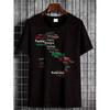 Casual Wear Black T-Shirt Featuring Prints Of Italian Cities