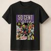 Футболка в стиле Old School с 50 Cent и принтом музыкальной иконы в стиле комиксов Унисекс Футболка Унисекс Футболка