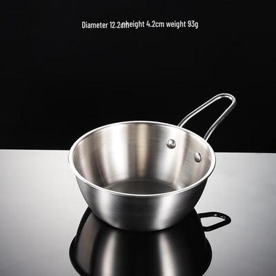 Детская миска ZISIZ с ручкой, покрытая титаном