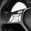 Steering Wheel Panel Knob Button Switch Trim Cover Sticker 12P For Merc+edes Be+nz ML GL Class W166 X166 2012 2013 2014 2015