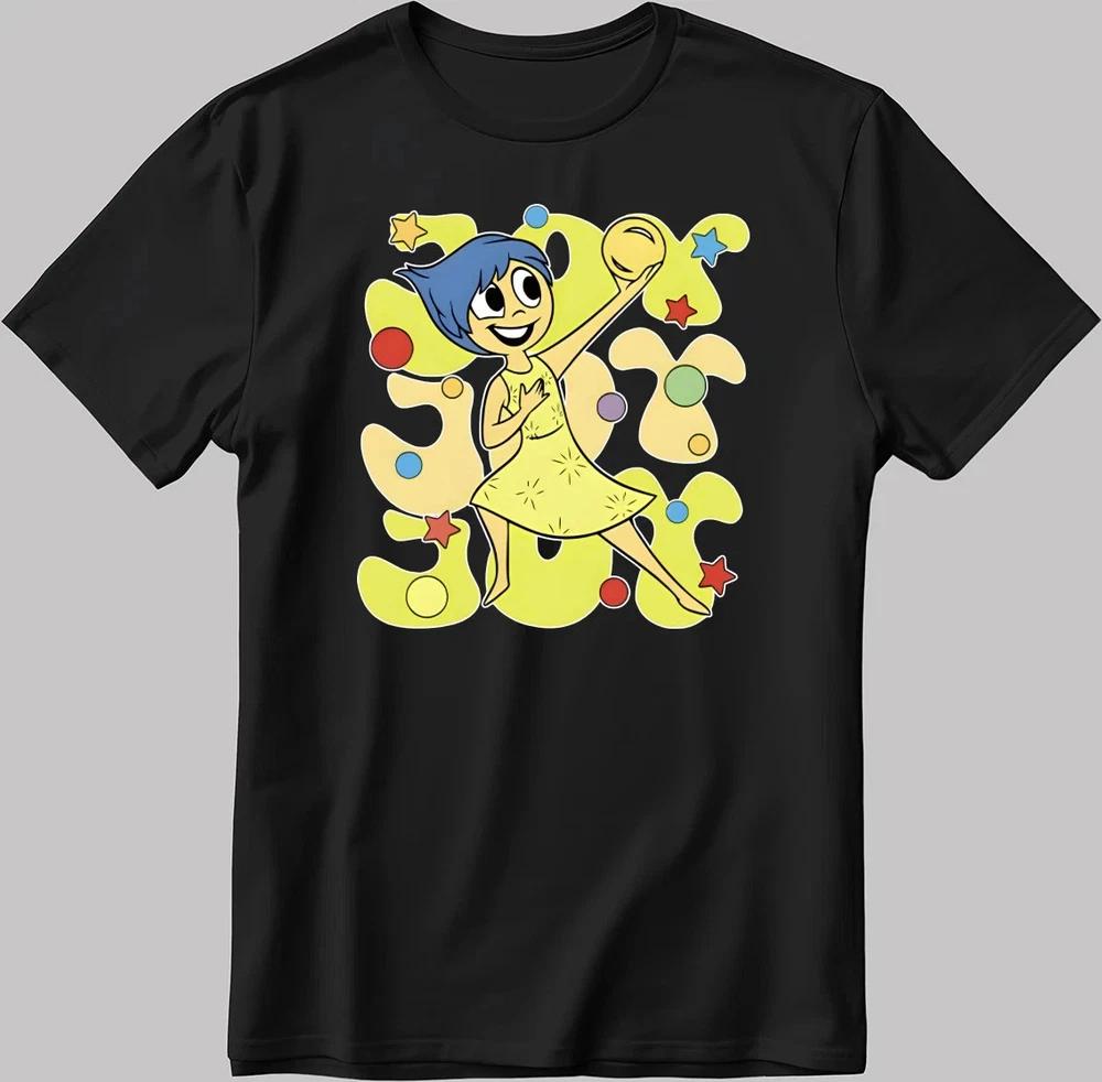 Inside Out 2 Joy Funny Text Black TShirt Size S4XL