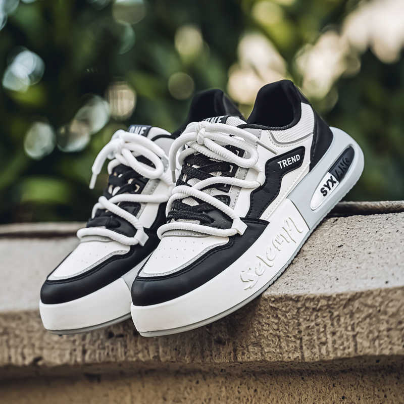 Fashion PU Leather Key Height Tennis Boot Mary Jane Men's Stylish Sneakers Badminton Shoes For Men Sport Sneekers Team Luxe