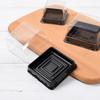 Yousheng 50 Set Cake Box Красивый внешний вид одноразовый пластиковый прозрачный квадратный контейнер для лунного торта для выпечки