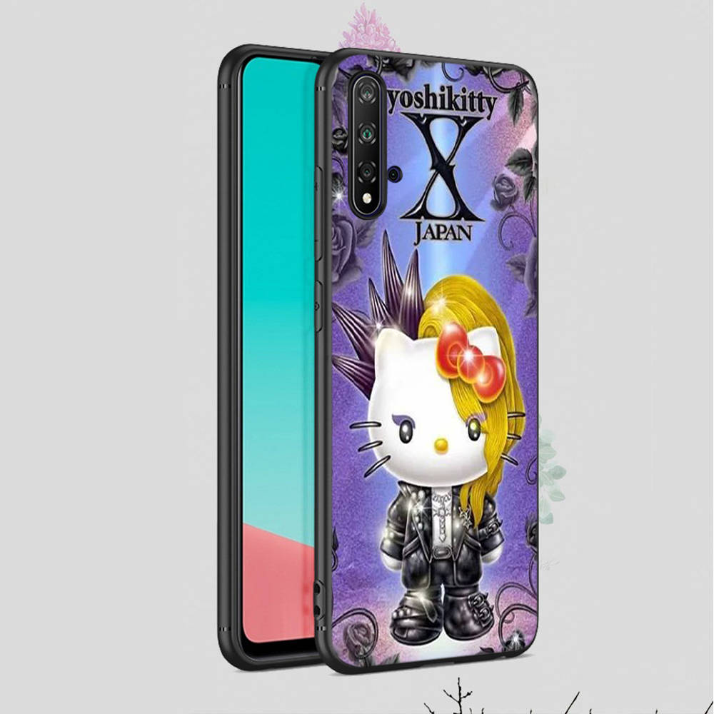 Чехол KT74 Yoshikitty Sanrio для OPPO Reno 8 6 5 4 Pro Find X3 A17 A31 A38 A40 A53 A54 A55 A74 A76 A78 A77 A80 A94 A95 A96 Lite, черный чехол для дивана