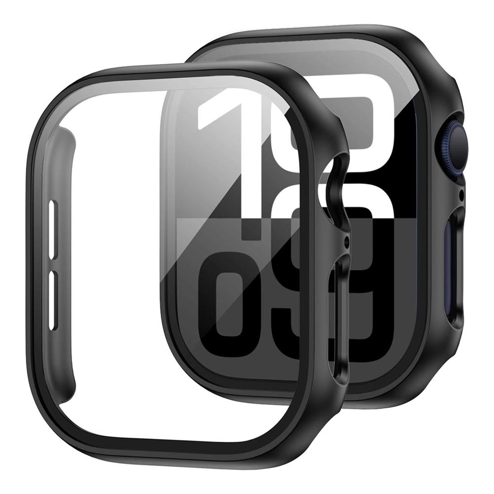 Защитная пленка для корпуса Apple Watch 10 9 8 7 6 5 4 SE 46мм 42мм 45мм 44мм 41мм 40мм Закаленное стекло PC Бампер Чехол Защитные