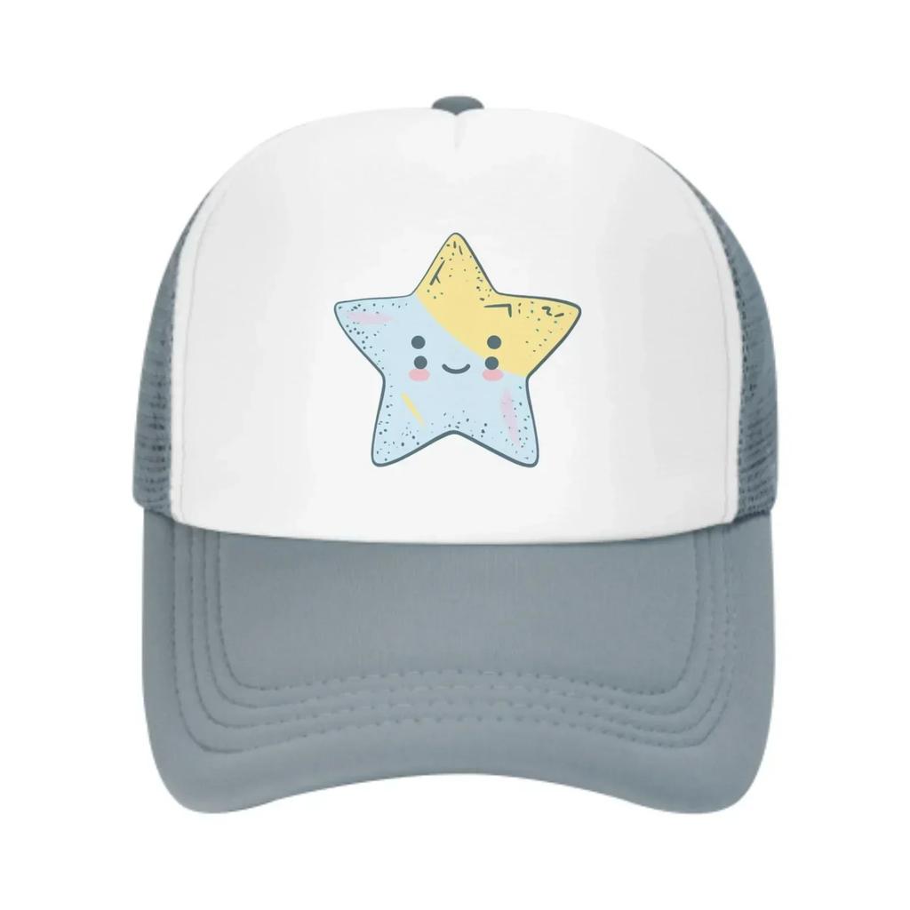 Four Eyed Stars Spring Summer Leisure Sports Daily Sun Hat Fishing Outdoor Unisexs and Womens Truck Caps Fashion Casquette