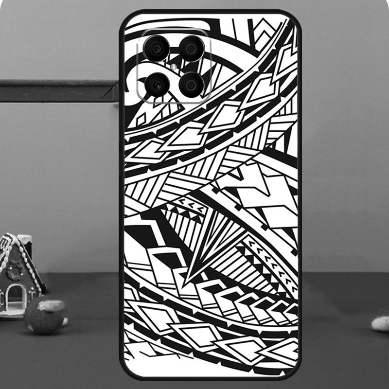 Чехол-ассорти «Полинезийский» для Honor Magic 6 7 8 Pro Honor 400 200 70 90 Lite X8c X8b X9a X9b X9c X9d Win RT