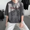 Хлопковые футболки унисекс 5XL Белая оверсайз футболка унисекс Летняя повседневная одежда Модные футболки с принтом букв для унисекс Мужская одежда