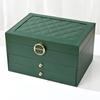 Large Jewelry Storage Box Multi-Layer Organizer For Jewelry Necklace Earring Leather Jewellery Storage Packaging Display Boxes