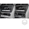 Real Carbon Fiber Car Climate Control CD Radio Panel Sticker Cover Trim Compatible with Mercedes-Benz C-Class W204 C250 C300 C350 C63 AMG 2012-2014